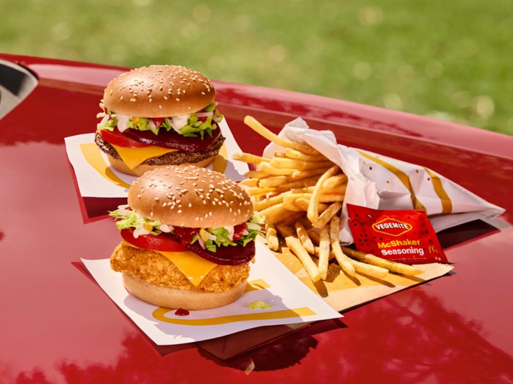 It includes Vegemite McShaker fries. Picture: Supplied