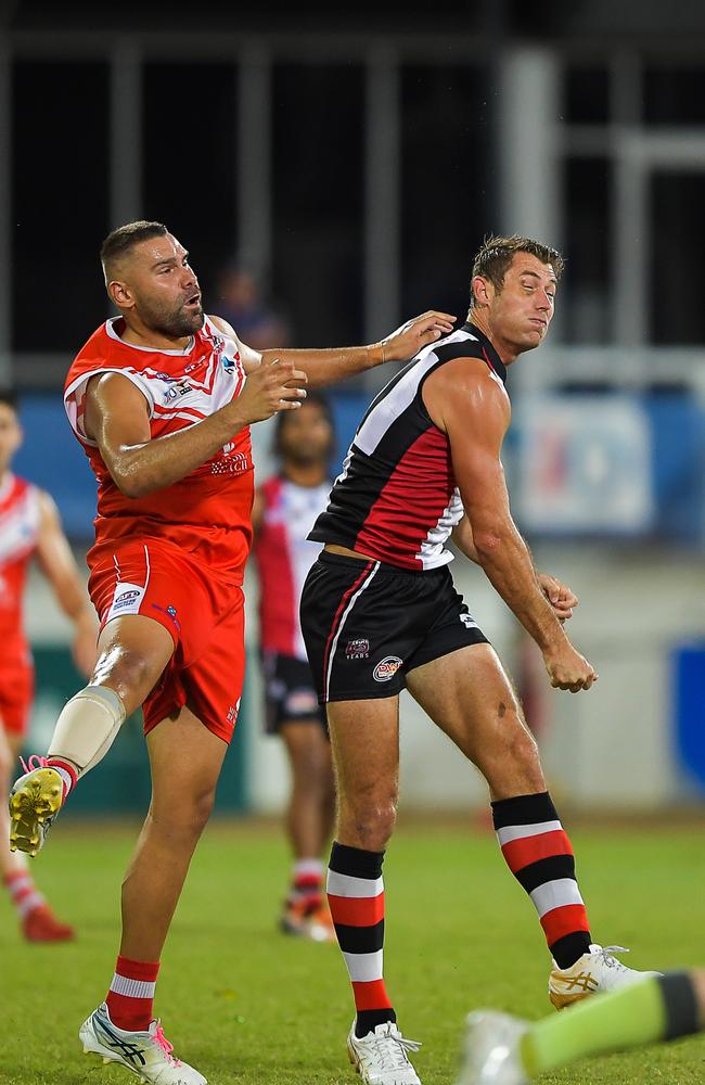 Waratah vs Southern Districts in the 2022-23 NTFL grand final. Picture PEMA TAMANG Pakhrin