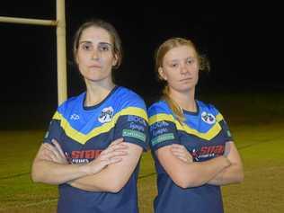 READY: Devils captain and hooker Joelene Scott and winger Ann Cleary. Picture: Bec Singh