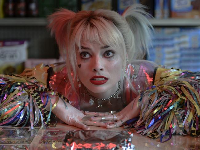 Margot Robbie as Harley Quinn in a scene from the movie Birds of Prey. Warner Brothers Pictures.