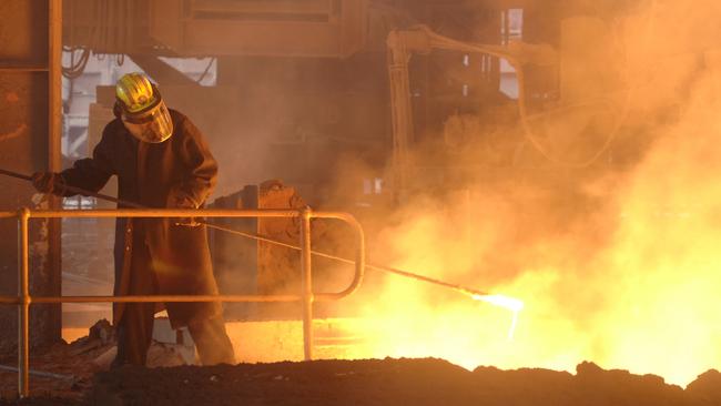 Steelmaking resumed at the Whyalla Steelworks after an unexpected delay shut it down in March, the steelworks is the key customer linked to the state’s hydrogen plant project. Picture: Supplied