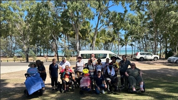 DAWN Services offers its clients the opportunity to get out into the outdoors, like this recent trip to Magnetic Island. Picture: Supplied.