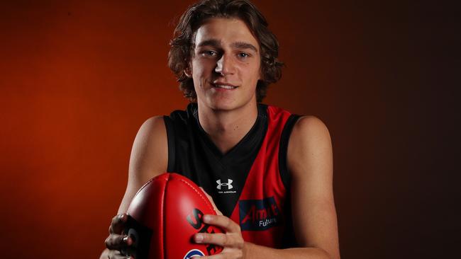 Bombers youngster Harry Jones is overcoming foot surgery. Picture: Michael Klein