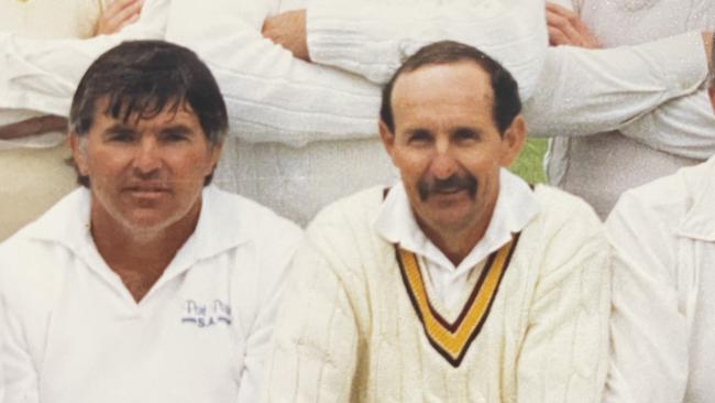 Barry Hutchinson (left) with John Lydeamore. Picture: Supplied