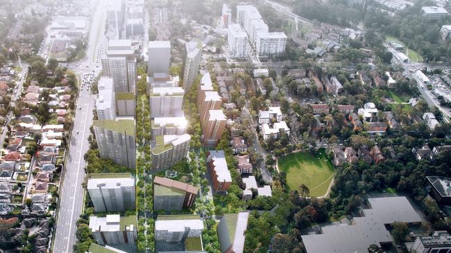 The Ivanhoe Estate redevelopment plan.