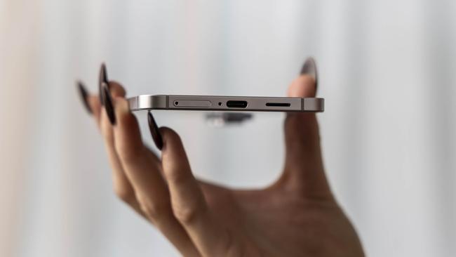The S25 Edge is Samsung's thinnest phone, measuring 5.8mm.