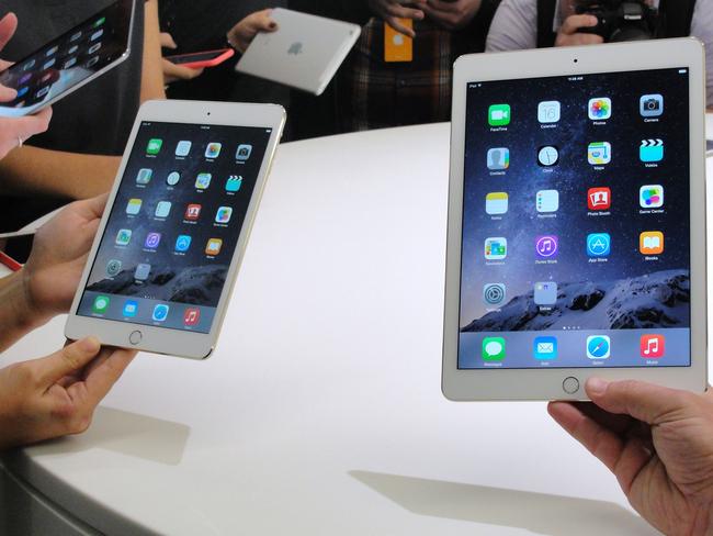 An iPad was among numerous items, including a wallet containing $1000 cash, stolen from a car In Queenscliff Rd, Queenscliff. File picture: Glenn Chapman/AFP)