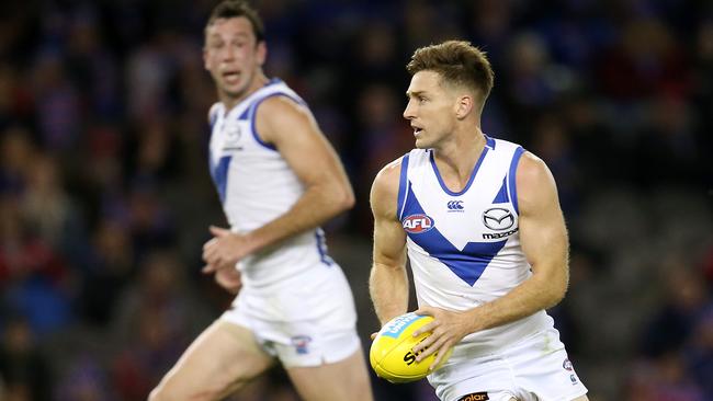 North Melbourne's Shaun Atley. Pic: Michael Klein