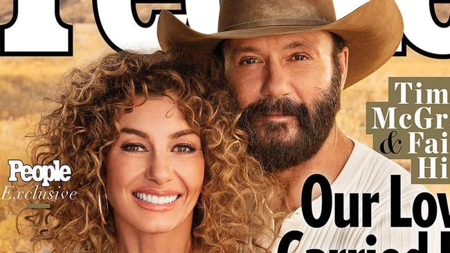 Faith Hill Tim McGraw People magazine cover. Picture: People