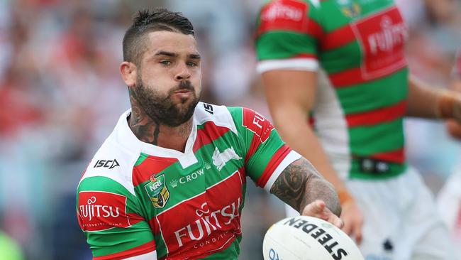 Rabbitohs Adam Reynolds during Charity Shield NRL match South Sydney Rabbitohs v St. George-Illawarra Dragons at ANZ Stadium. Picture. Phil Hillyard