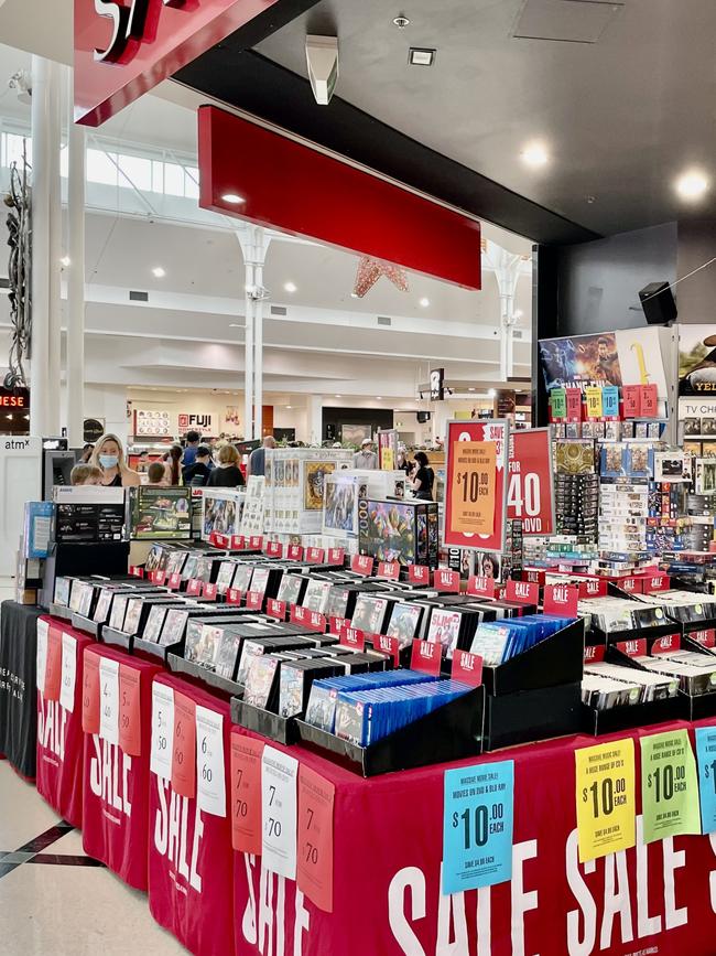 Sanity Music in the Cairns Central Shopping Centre before closing. Picture: Peter Carruthers