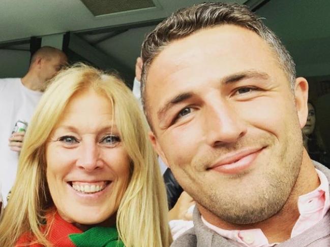 Retired Bunnies player Sam Burgess with his mum Julie and nan Valerie for Mother's Day. https://www.instagram.com/p/B__11FfjwC1/