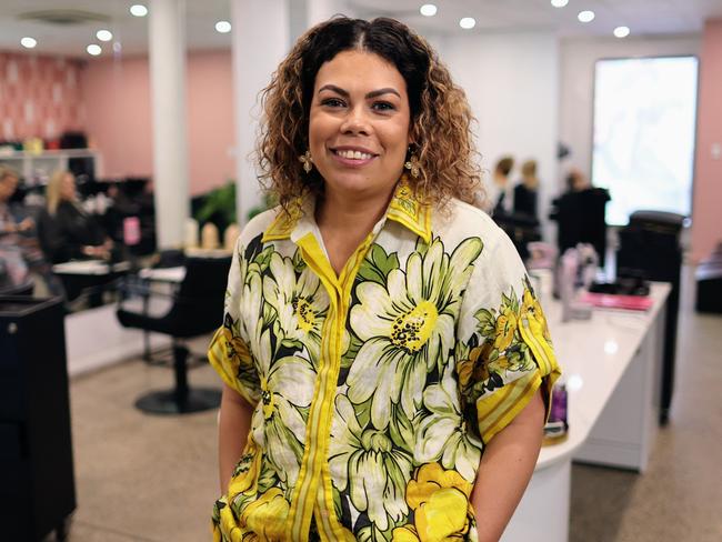 Tokunai Hair founder and owner Krystle Tokunai has been awarded the Queensland Hairdresser of the Year at the Australian Hair Industry Awards. Picture: Brendan Radke