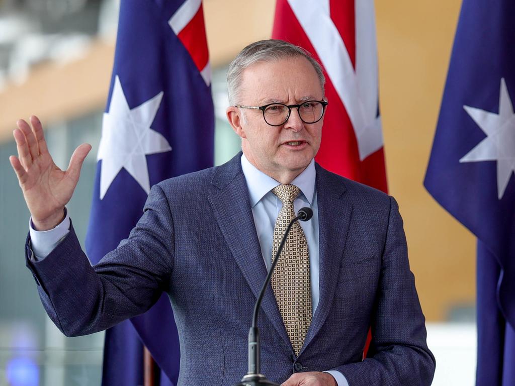 Prime Minister Anthony Albanese visited BAE in northern England earlier this year. Picture: Andrew Parsons / The Australian/Pool