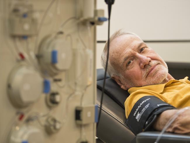 Alan Yorkston is part of a Lifeblood convalescent plasma collection program in Australia. Picture: Kevin Farmer