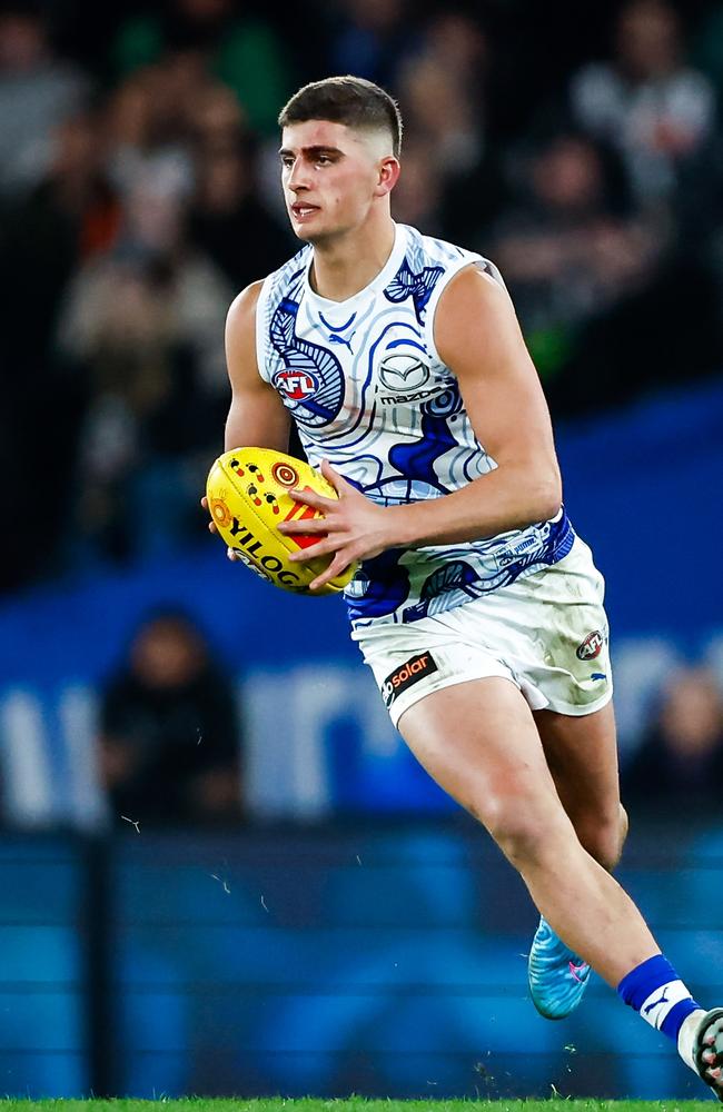 Harry Sheezel had the ball on a string last year. Picture: Dylan Burns/AFL Photos