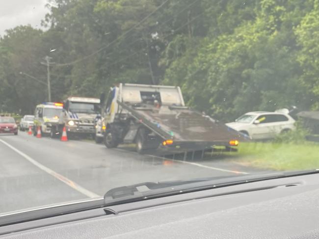 Car in bushland off Stringybark Rd, Buderim. Photo: Jorina Maureschat