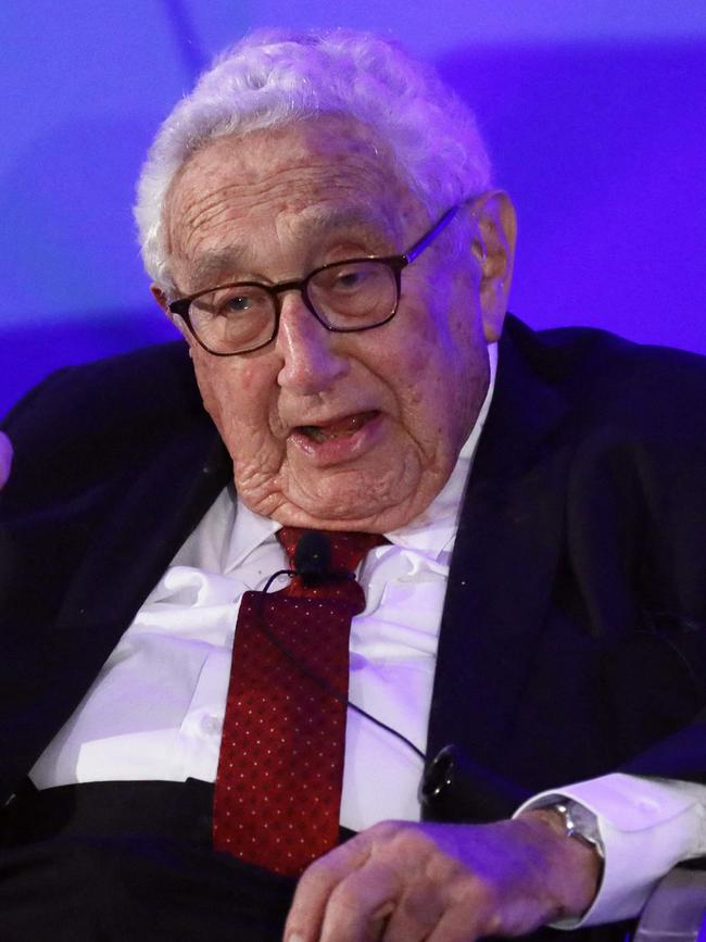 Former US secretary of state Henry Kissinger in 2019. Picture: Getty Images