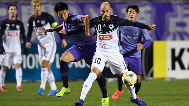 SA-born James Troisi might be an off-season target for Adelaide United as he nears the end of his Melbourne Victory contract. Picture: Masashi Hara/Getty Images