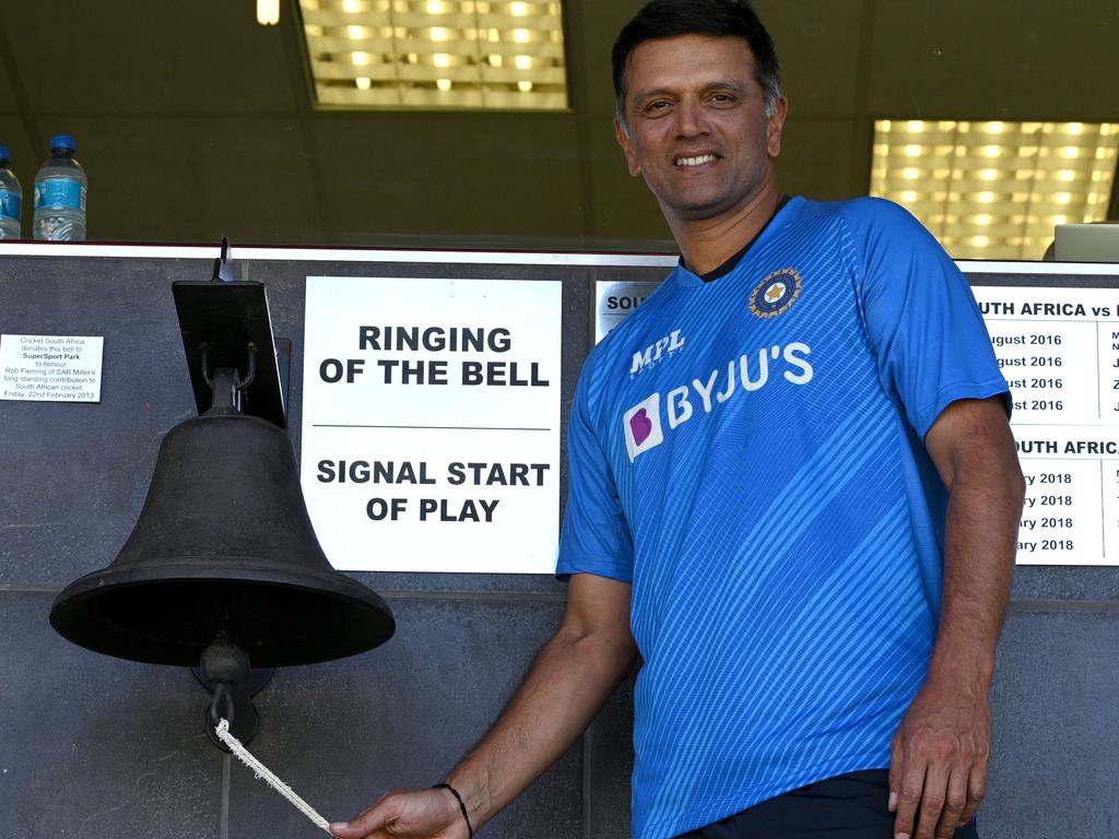 Rahul Dravid took over from Ravi Shastri in November. Picture: Lee Warren/Gallo Images/Getty Images