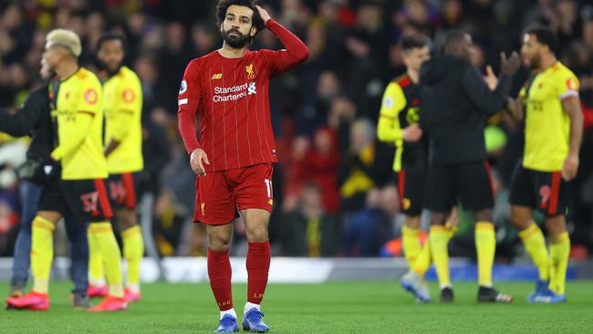 Mo Salah may be denied a title winning medal with Liverpool this season due to coronavirus.