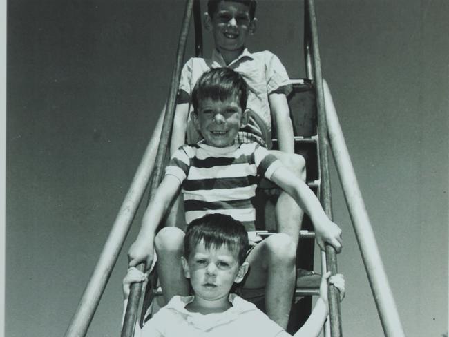 Missing schoolboy Terry Floyd (middle), Ray Floyd (top) and Daryl Floyd (bottom).