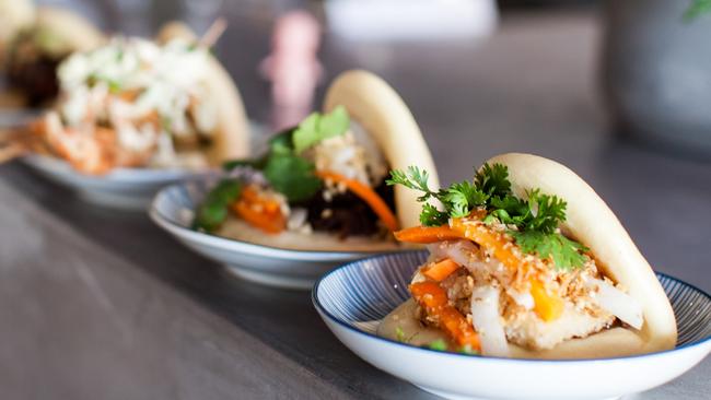 We’d happily bao down for Lucky Bao’s pillowy goodness. Picture: Two Birds Social