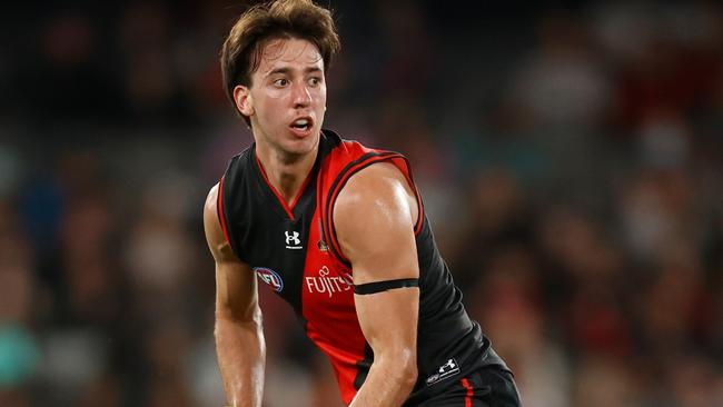 Youngster Nick Martin added a sense of flair to the Bombers forward line. Picture: Getty Images