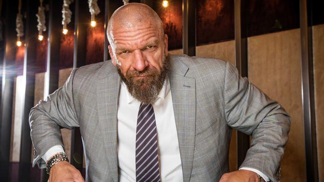 WWE wrestler, and executive vice president of talent, live events and creative, <span class="celebrity_name_hs">Triple H</span>. Picture: Mark Stewart