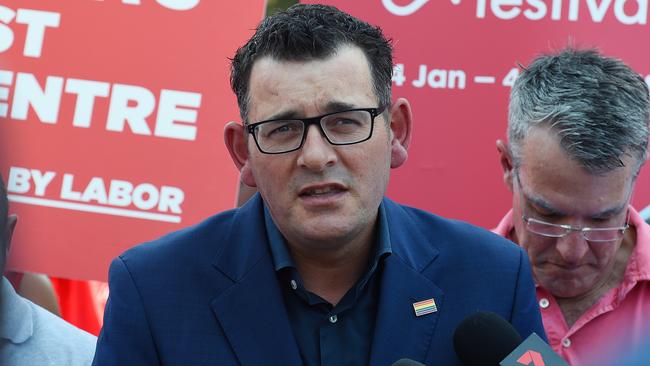 Premier Daniel Andrews said distribution companies are required to maintain and improve the network. Picture: Josie Hayden