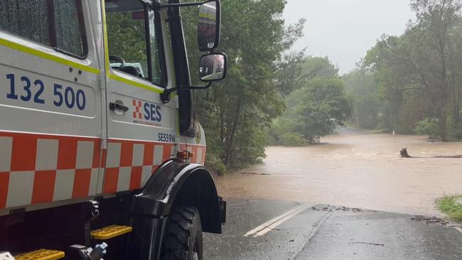 File picture of flood waters in the Northern Rivers. Picture: NSW SES