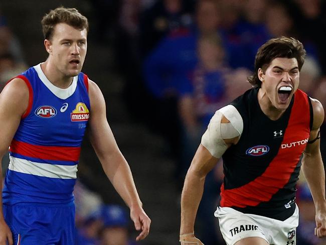 The Bombers were too good for the Bulldogs. Picture: Getty Images