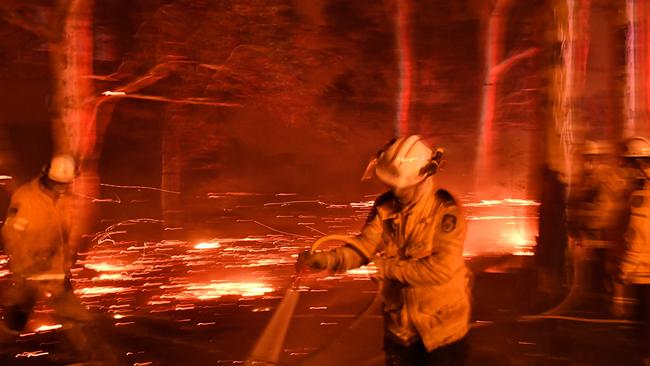 The more material impact from the fires for state and federal governments will be recurring financial costs. Picture: AFP