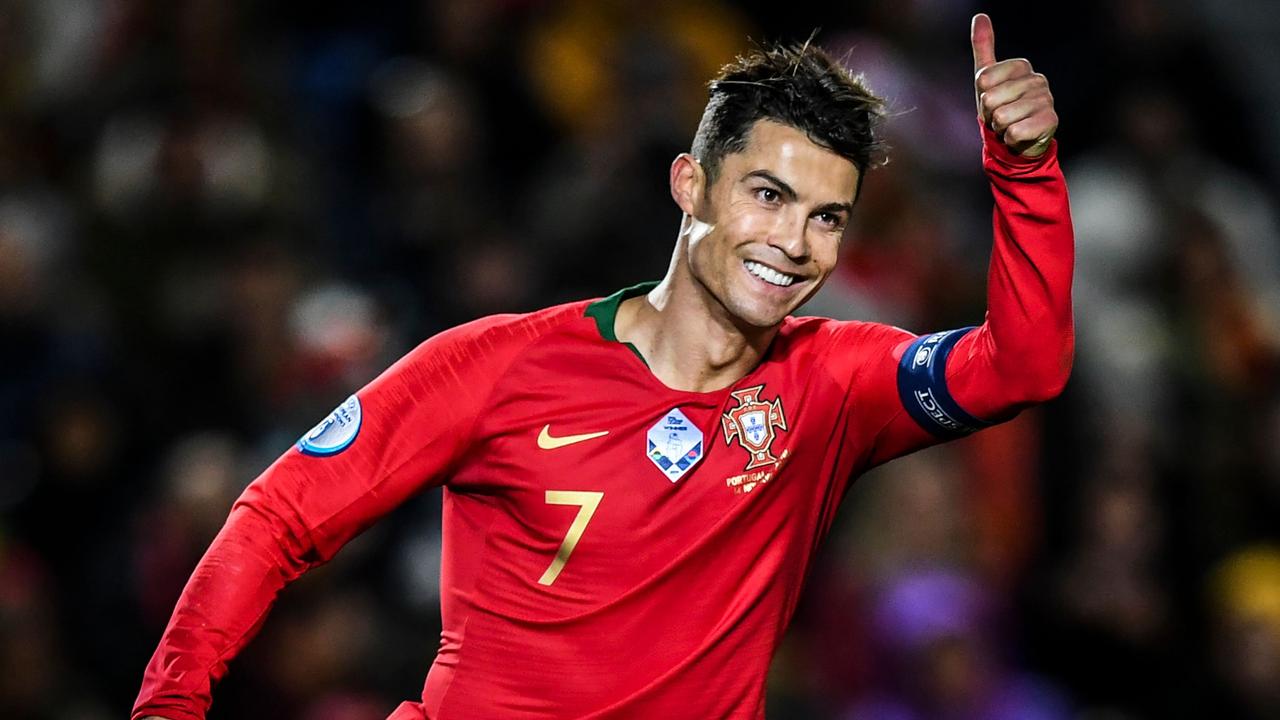 Cristiano Ronaldo scored hiis NINTH internationall hat-trick.