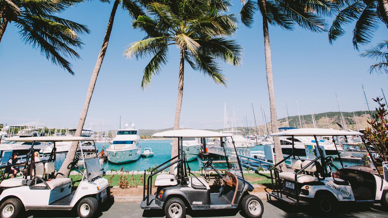 Buggy use on Hamilton Island is governed by Queensland road rules and can only be driven between certain hours.