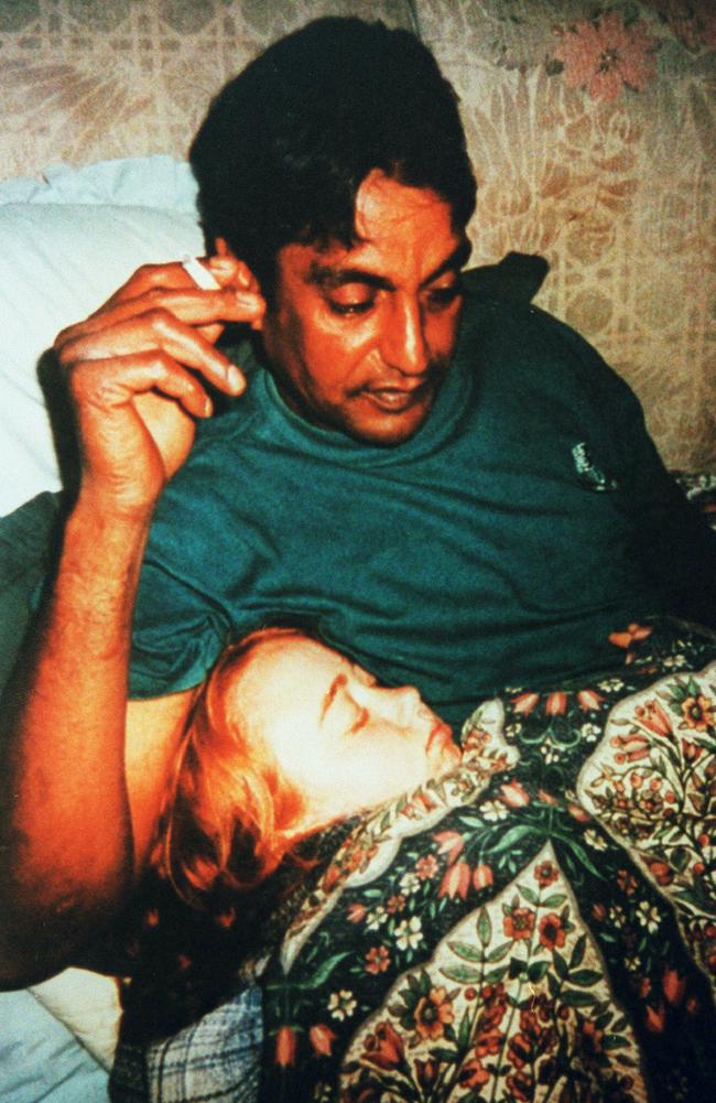 Raymond Akhtar Ali with former lover Amanda Blackwell - charged with the murder of her newborn baby Chahleen Amy Blackwell. Picture: Norrish Philip