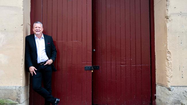 Hunter Street Hospitality CEO Frank Tucker out the front of The Cut which he is reopening this September. Picture: Thomas Lisson