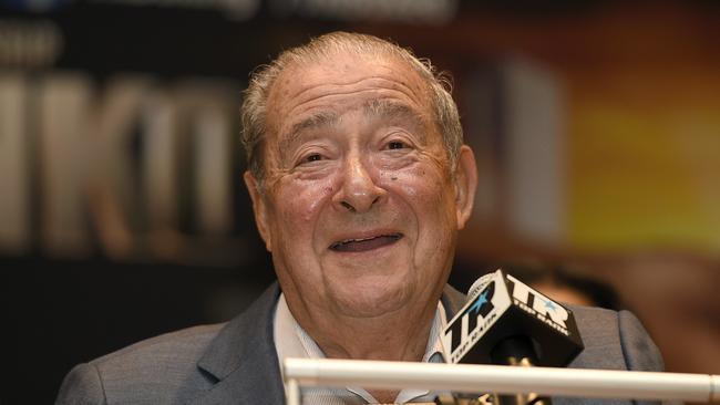 Legendary boxing promoter Bob Arum. Picture: AP/Nick Wass