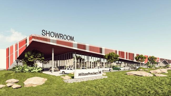 Early design plans for the Milton Street Precinct at Mackay Airport. Picture: realcommercial.com.au