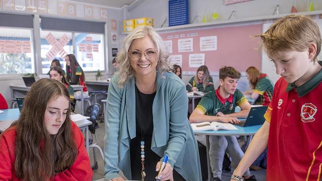 Ms Millican, a teacher at South Grafton High School aims to show that maths can be “adventurous, playful and exciting, not just numbers on a page”.