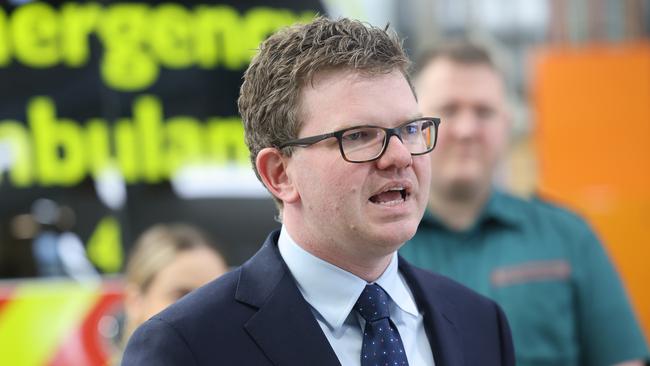 Health Minister Chris Picton has blamed Covid for an increase in ramping hours. Picture: NCA NewsWire/David Mariuz