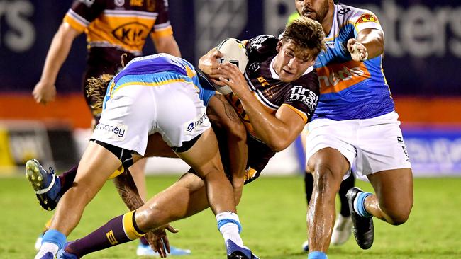 Patrick Carrigan has done enough to secure a starting spot for Round 1. Picture: Bradley Kanaris/Getty Images.