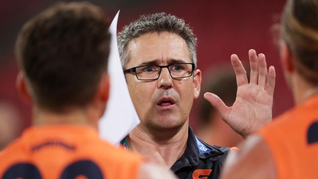 GWS coach Leon Cameron is an ambassador for Tackle Your Feelings. Picture: Getty Images