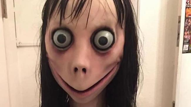 A photo of the Momo avatar being used by some accounts online.