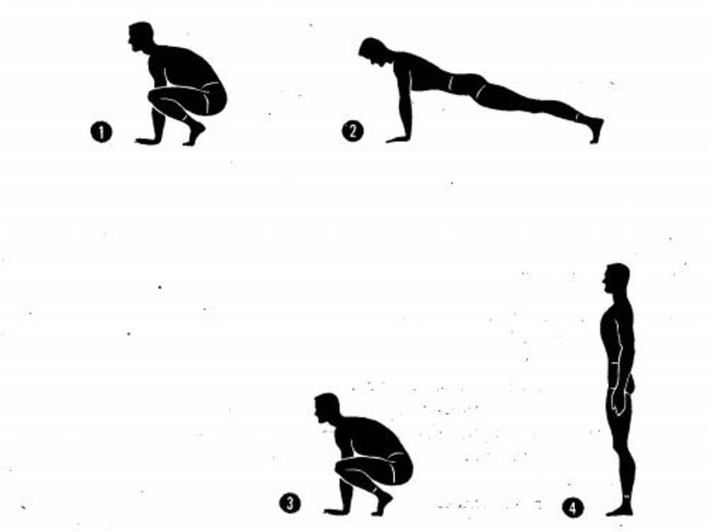 Planks, squats and sit-ups never go out of fashion. Picture: FM 21-20