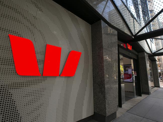 BRISBANE, AUSTRALIA - NewsWire Photos JULY 08, 2020. Westpac Bank sign in the Brisbane CBD. Picture: NCA NewsWire / Jono Searle