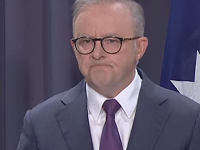 Prime Minister Anthony Albanese announced terror threat level raised.