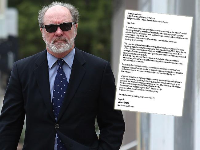John Grant has been slammed for this email sent at 2:45am.