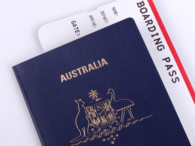 One new Australian passport with an international boarding pass inserted inside the document.Escape 18 February 2024Why I TravelPhoto - iStock