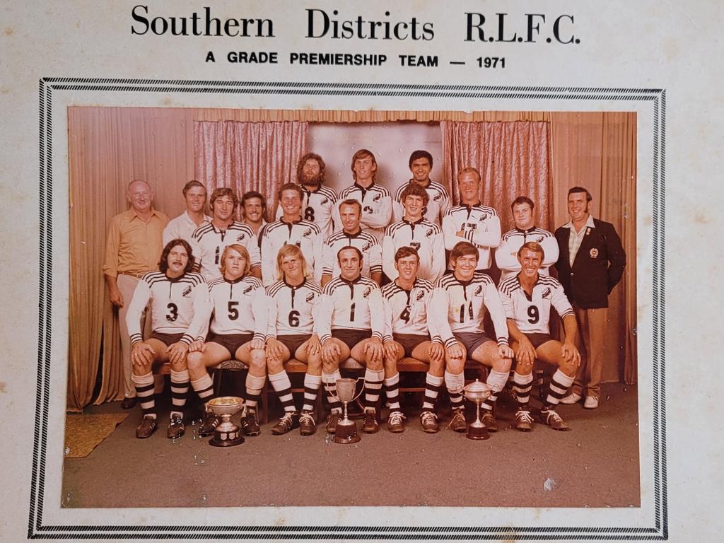 Nambour Souths premiership winning squad from 1971. Picture: Leo Welsh